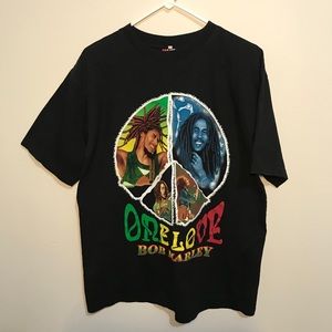BOB MARLEY  ONE LOVE T-SHIRT  LARGE